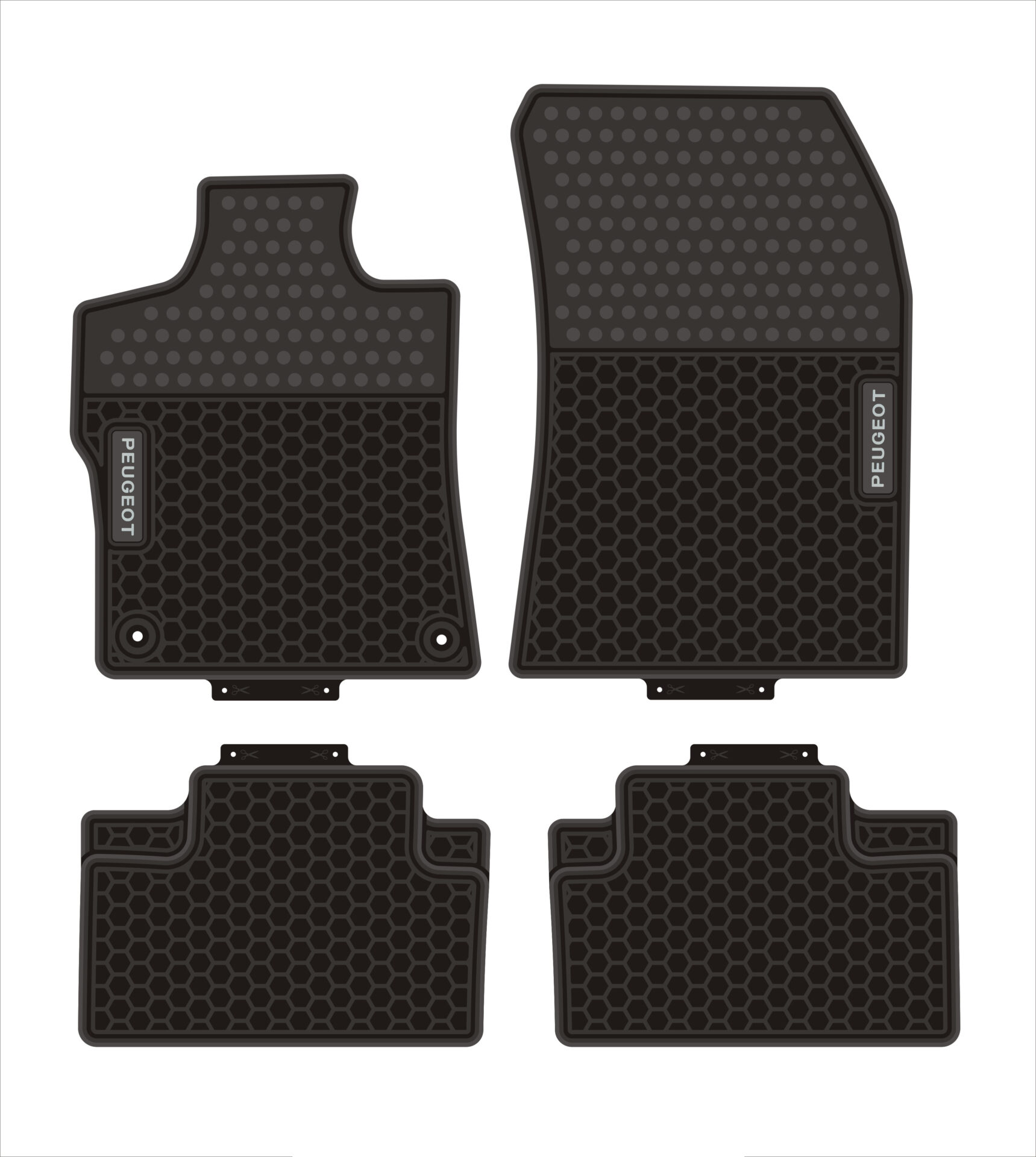 Gumene patosnice Peugeot 308 2022->